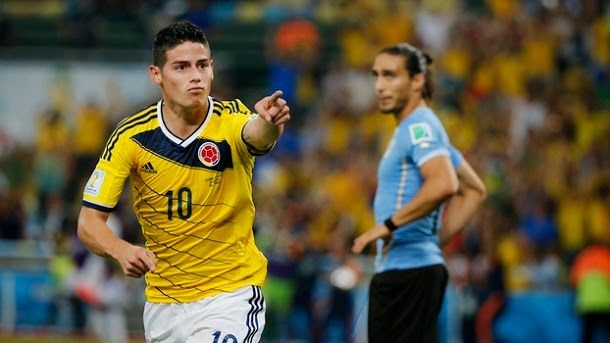 James rodríguez puts to colombia in chambers