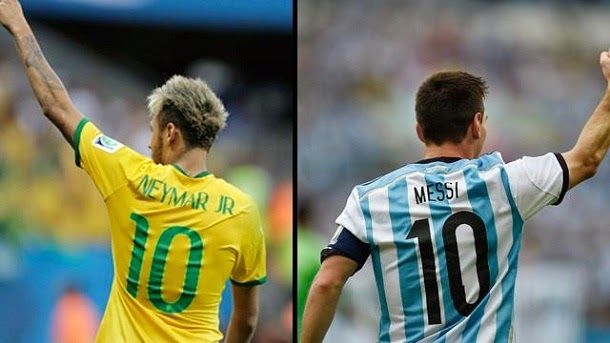 Messi and neymar, the two stars that more shine in the world-wide of brasil