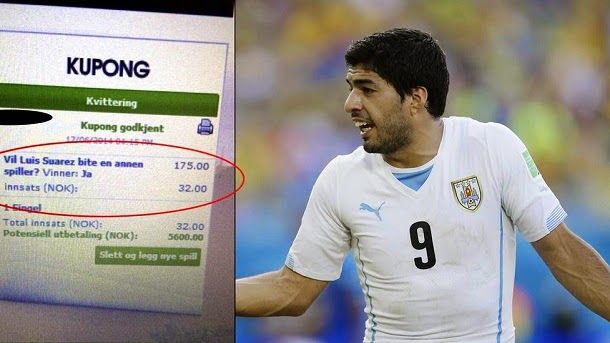 It wins 673 euros betting by the bite of luis suárez