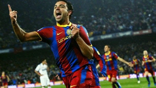 Like this it has developed  the course of xavi hernández of the fc barcelona