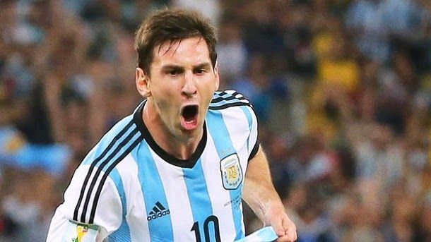 Messi premières  with goal and victory in the world-wide of brasil