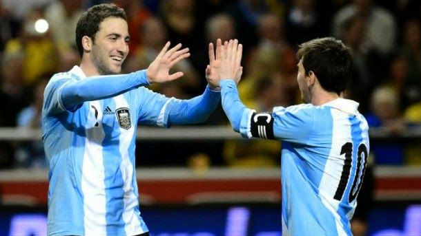 Messi: "with higuaín could arrive more and mark the second goal"