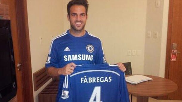 Official: cesc fábregas index card by the chelsea in return of 33 millions