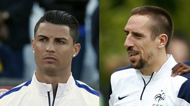 Cristiano ronaldo and ribéry will arrive very just to the world-wide