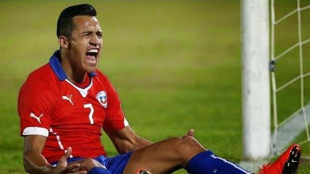 Chile traces back in front of egipto (2 3) with three assistances of alexis sánchez