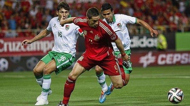 La selección española salda con victoria el amistoso contra bolivia (2 0)