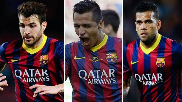 The fc barcelona only expects ingresar 80 millions by cesc, alexis and alves