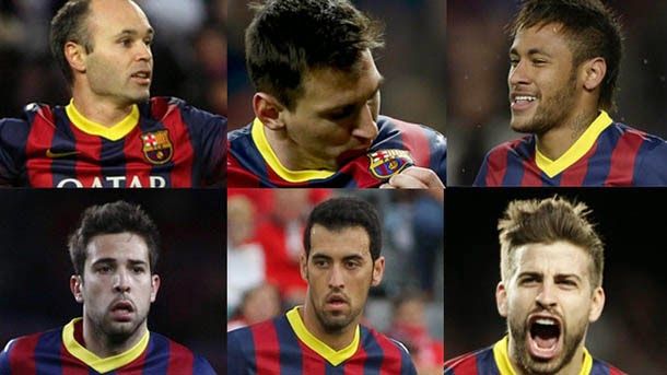 The 6 intocables of the fc barcelona in the renewal of the staff 2014 15