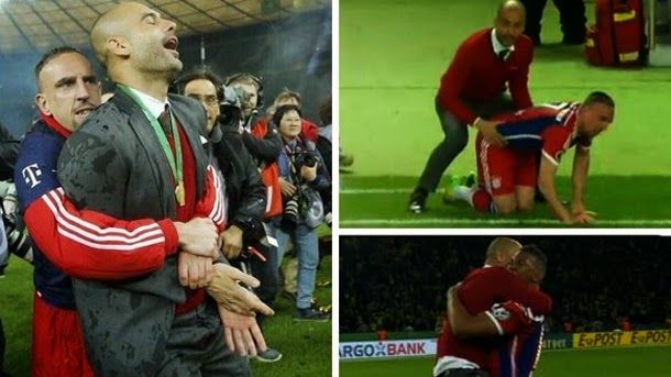 Arrasan Some images of guardiola with ribéry and boateng