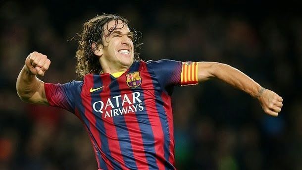 Moving farewell of carles puyol like player of the barça