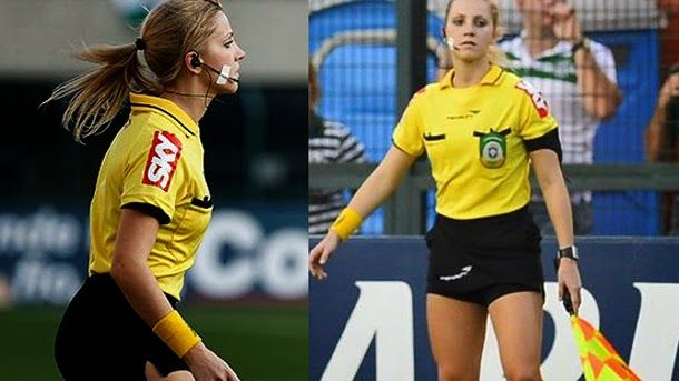 Colombo, the sexiest referee, generates controversy in brasil