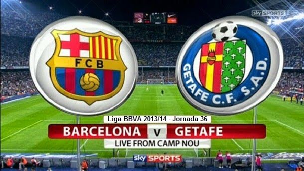 Previous of the party fc barcelona vs getafe
