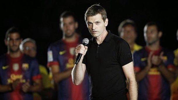 The players of the barça sack  of tito vilanova in the social networks