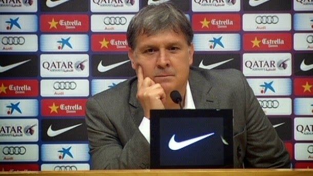 Tata martino: "messi Defends  of the criticisms with football"