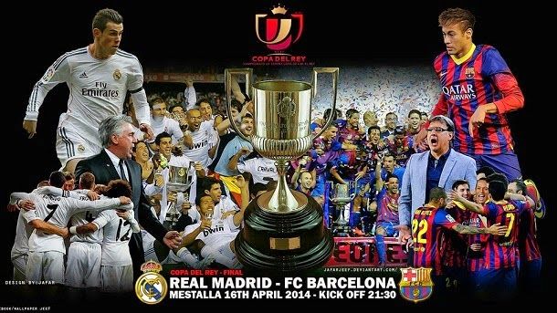 Previous of the party fc barcelona vs real madrid