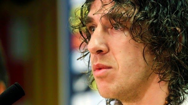 Puyol Goes out in defence of read messi and gerardo martino
