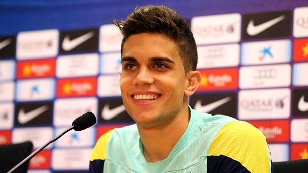 Bartra: "It had thought to go me but puyol said me that it remained me"