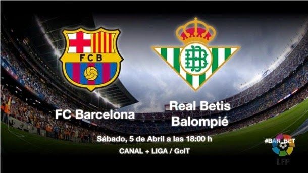 Previous of the party fc barcelona vs real betis
