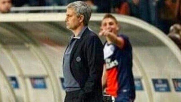 The photo of verratti laughing of mourinho that arrasa in the network
