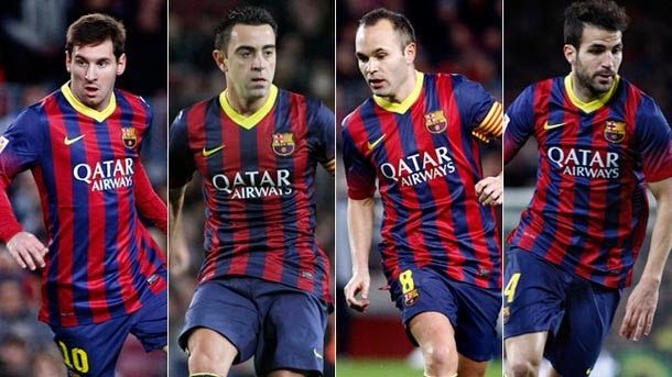 The "magic rhombus" of the barça, potential weapon against the athletic of madrid
