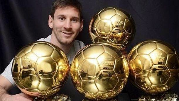 The French fans would give now the balloon of gold to read messi
