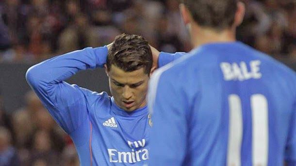 First brush between Christian ronaldo and gareth bleat in the real madrid