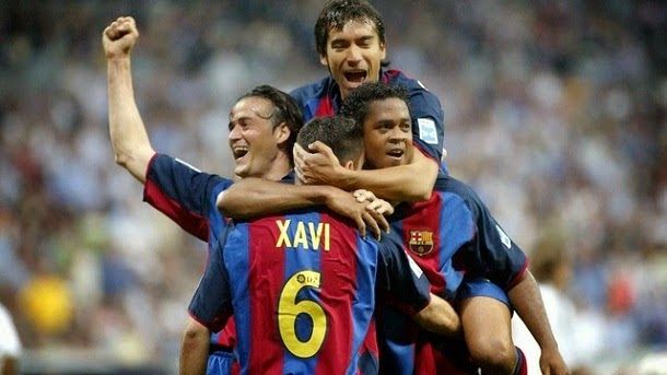 Historical goals of the fc barcelona in the bernabéu