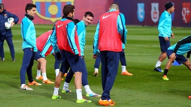 The barça begins to prepare the duel against the real madrid