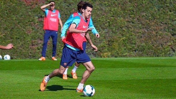 The barça trains  this Monday with the 23 available players