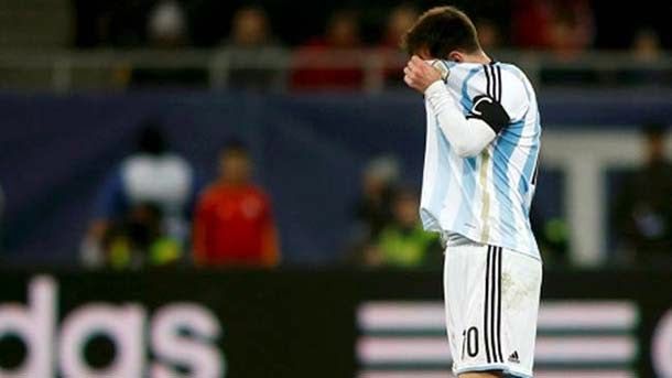 Messi: "the of the vomit is not at all that it have not happened me before"