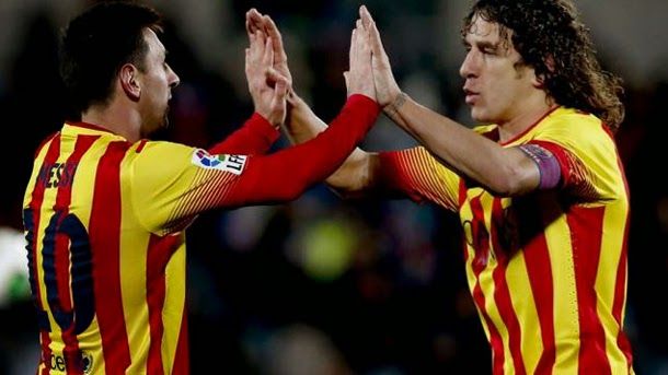 Messi, on puyol: "we will throw him a lot of less"
