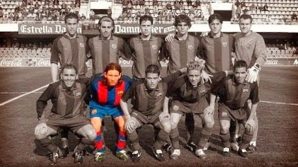 10 years of the debut of read messi with the barça b