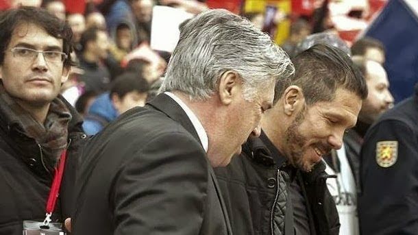Ancelotti acusa a simeone de buscar un partido violento