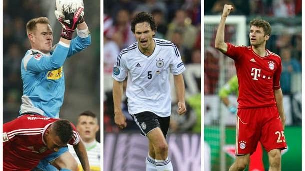 They ensure that the barça would go to by ter stegen, müller and hummels