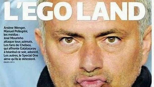 El ego de josé mourinho, portada en "l'Équipe"