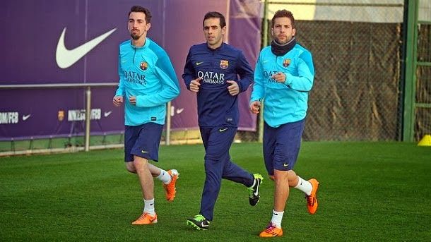 The barça goes back to the trainings after two days of rest