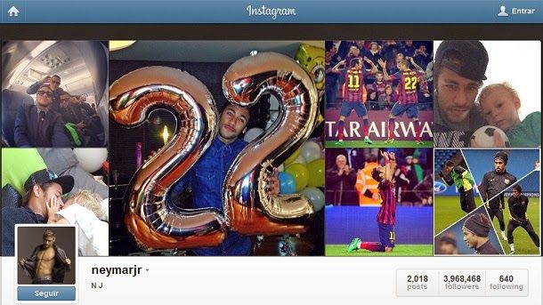 Neymar atiza To the ex-president of the saints in his account of instagram