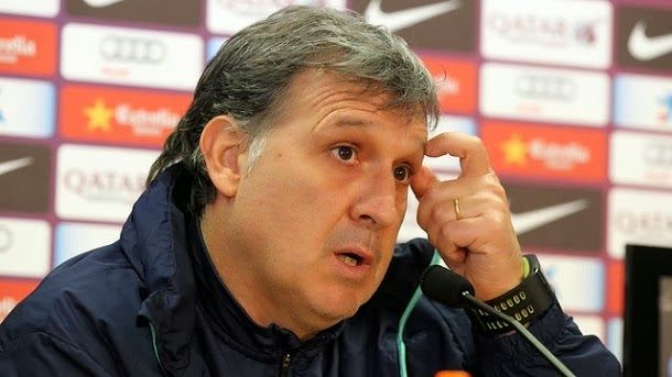It is still in direct the press conference of tata martino