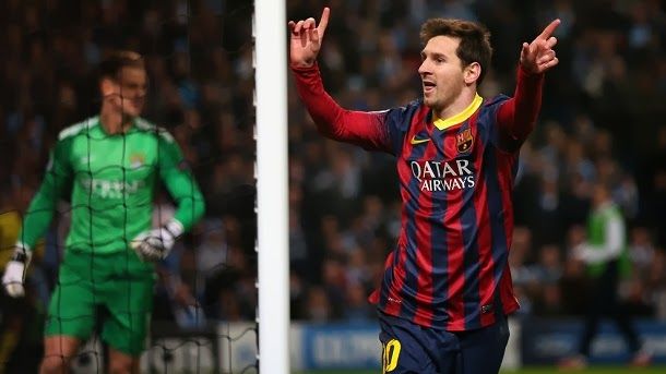 Messi chains four consecutive parties marking