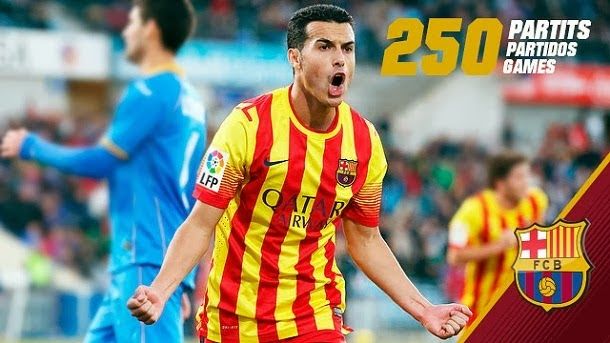 Pedro contested in sevilla his party 250 with the barça