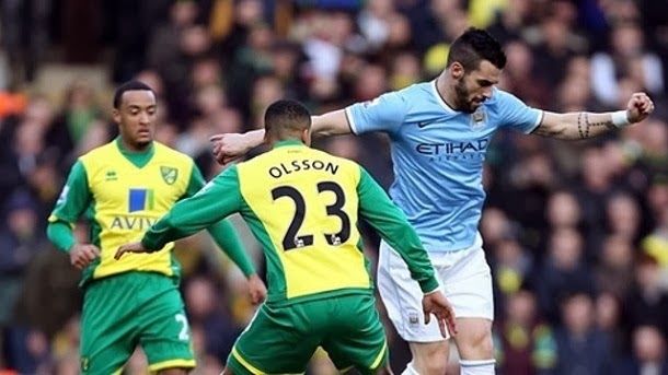 The manchester city empata to zero against the norwich
