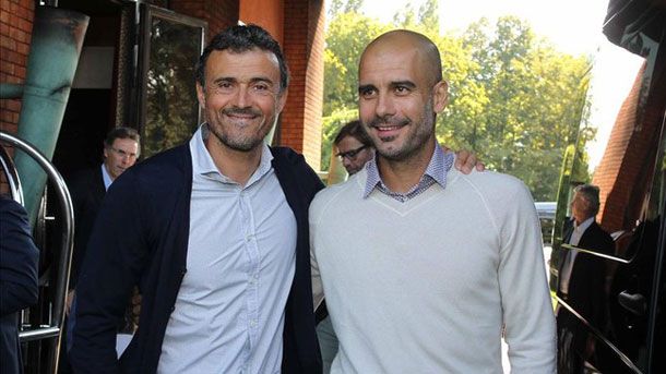 Luis Enrique y Pep Guardiola en una imagen de archivo