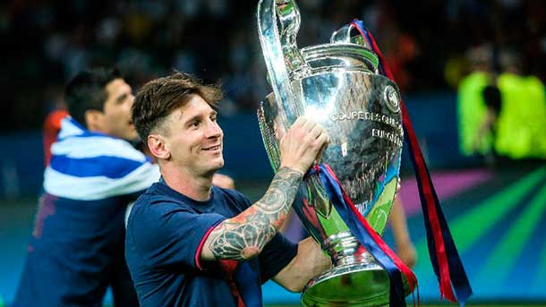 Leo Messi levanta la Champions