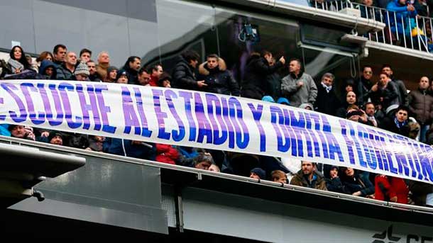 Banners in the Bernabéu