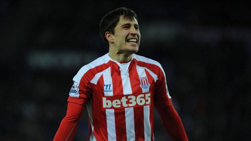 Bojan Krkic In a party with the Stoke City this 2015-2016