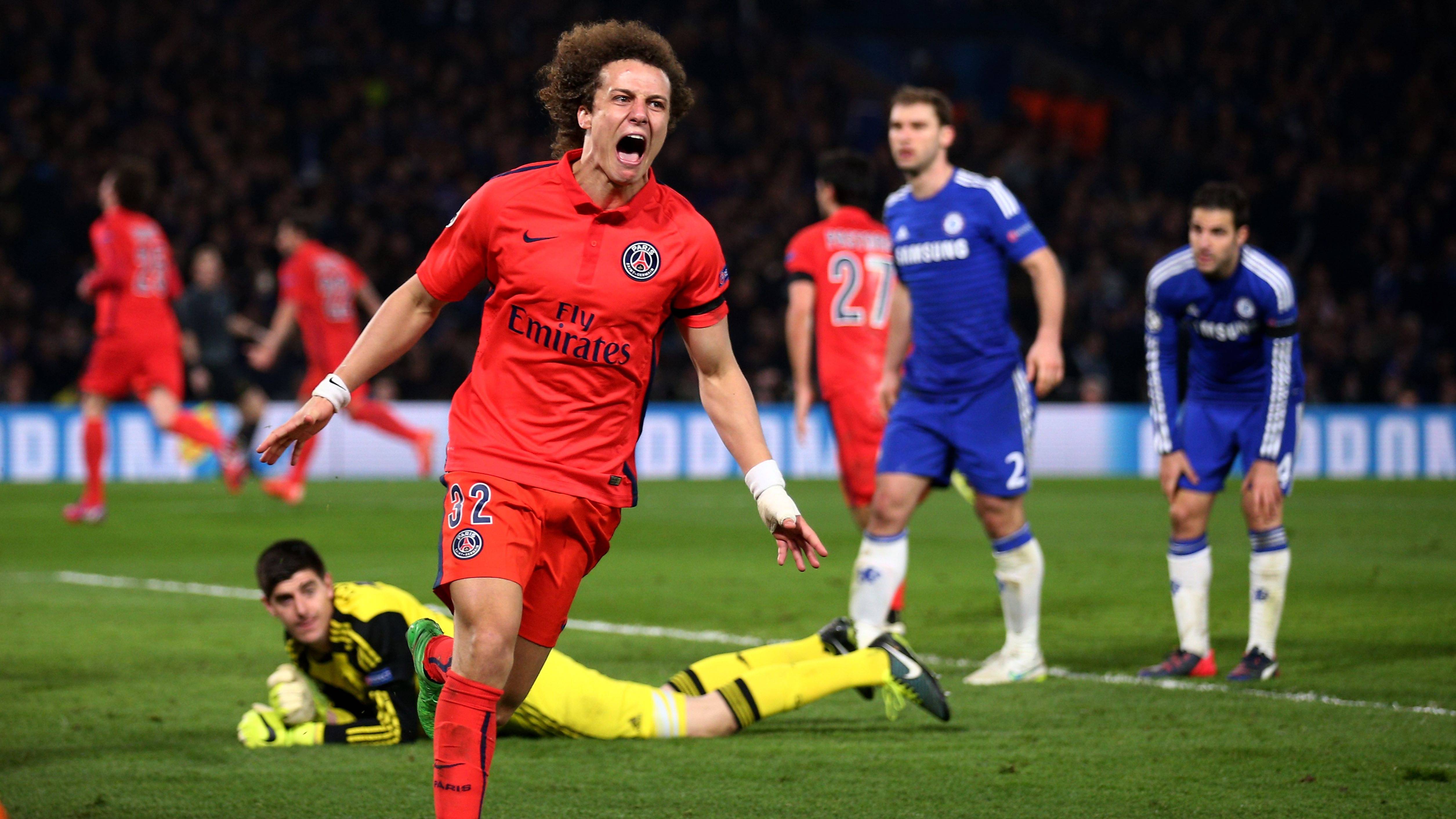 David Luiz marcó un golazo al Chelsea la temporada pasada