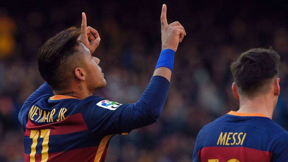 Doblete de Neymar frente al Getafe y 51 goles en Liga