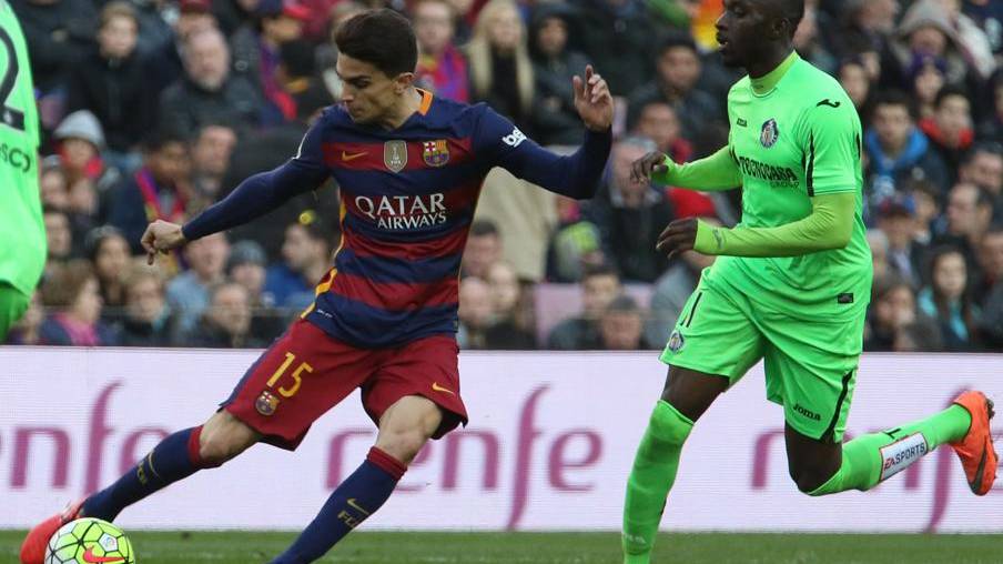 Marc Bartra played the second part in front of the Getafe