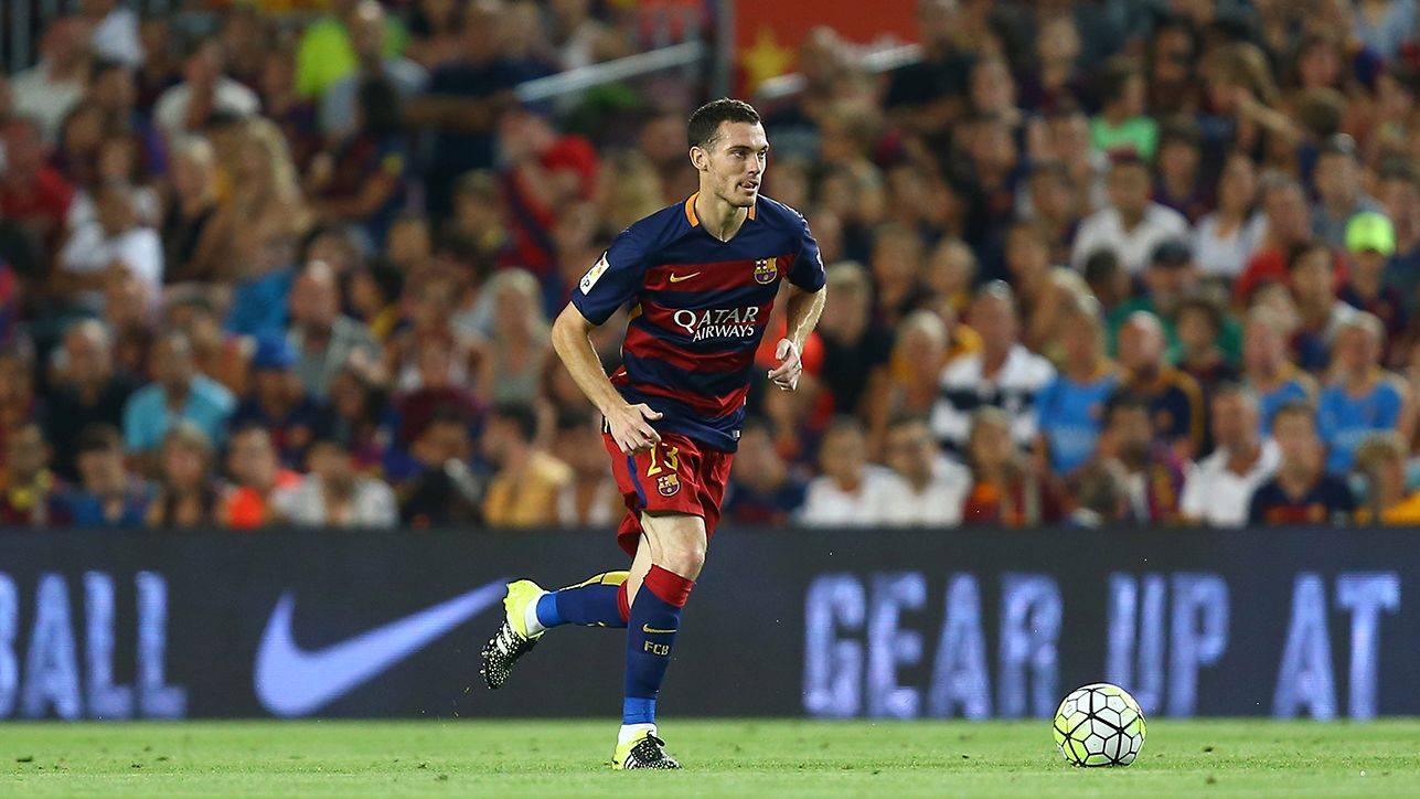 Thomas Vermaelen, in a meeting with the Barça this campaign 2015-2016