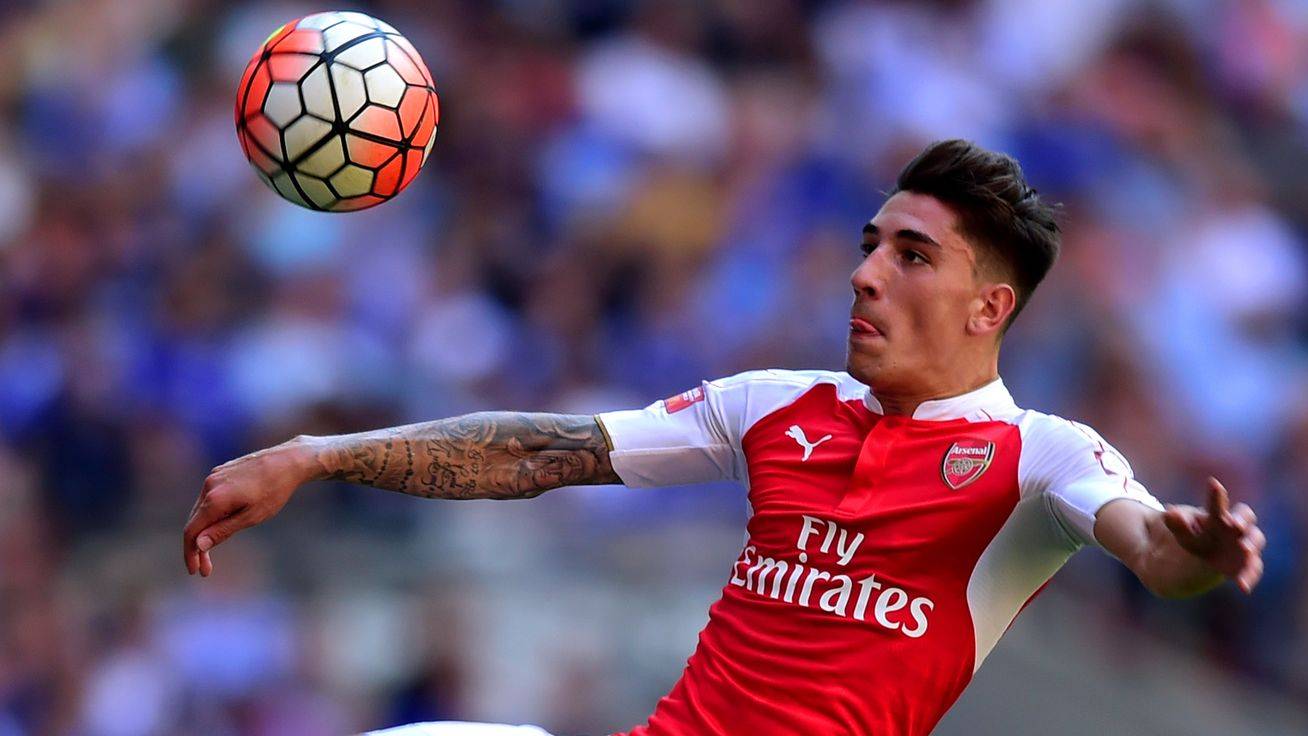 Héctor Bellerín, in a party of this season with the Arsenal